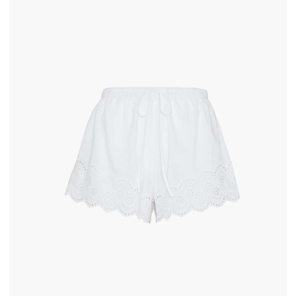 Hill House Home The Oslo Short - White Broderie Voile Size XXSWhite Broderie Voi